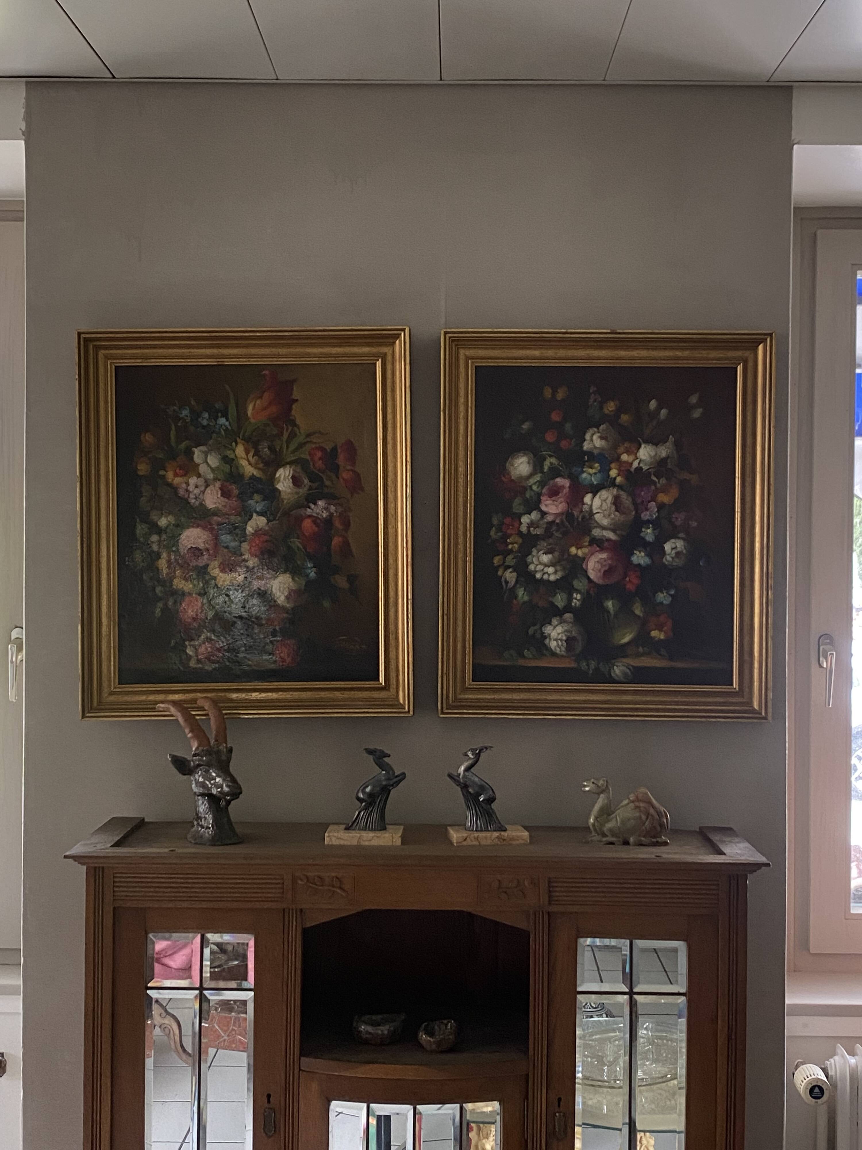 Oil painting / classic floral paintings