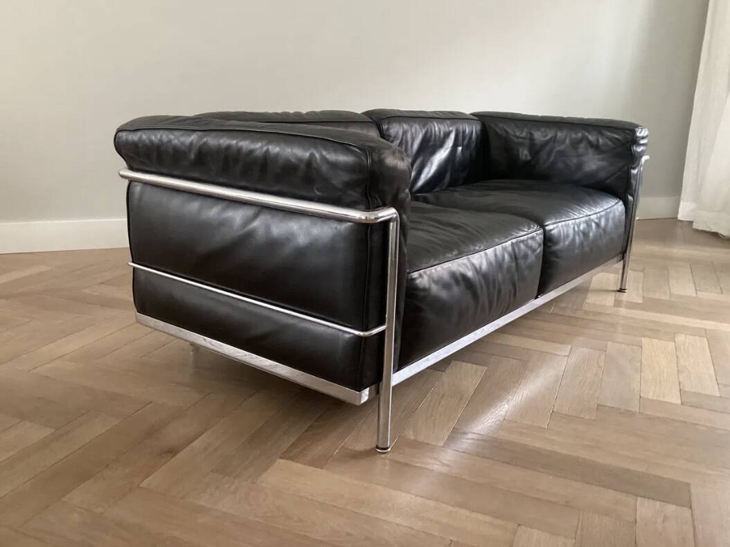Le Corbusier - Authentic LC3 leather - 2 seats