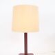 Saddled stitched leather bedside lamp