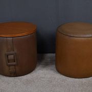 Teak and nubuck hairdresser, by R. Landault – 1970