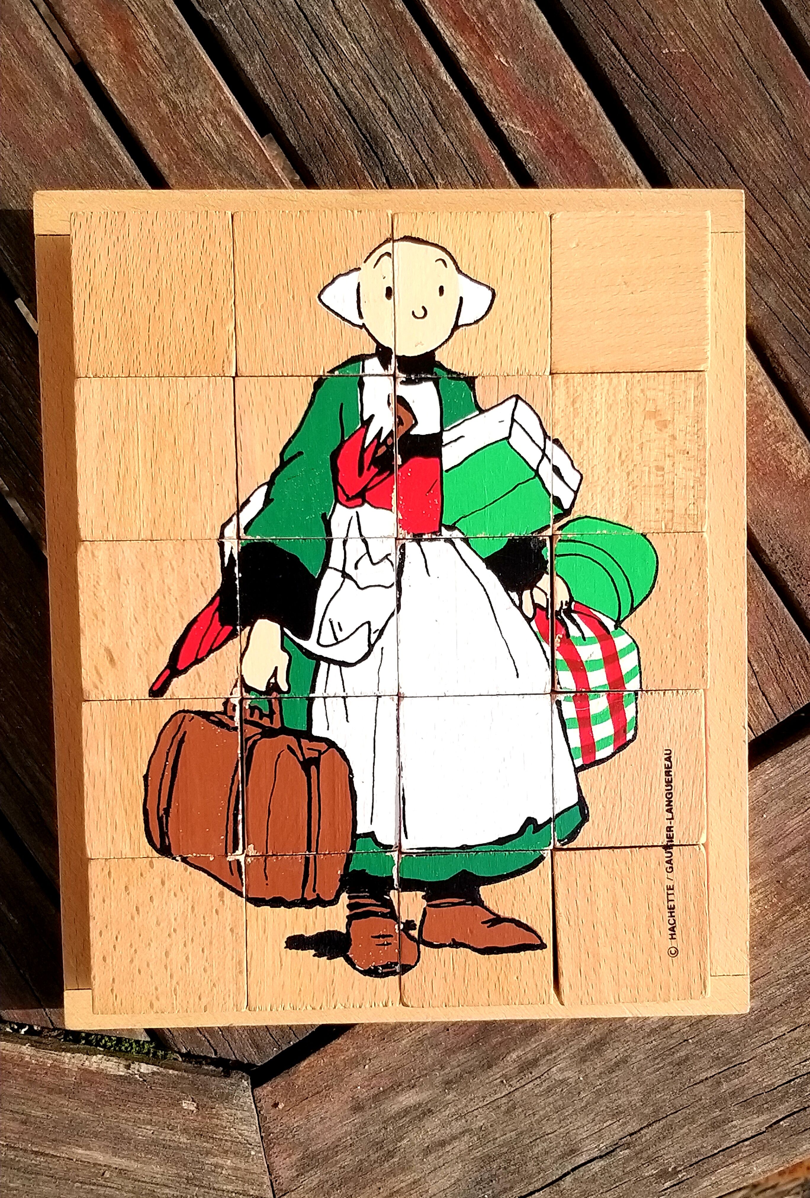 Vintage wood puzzle