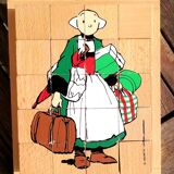 Vintage wood puzzle