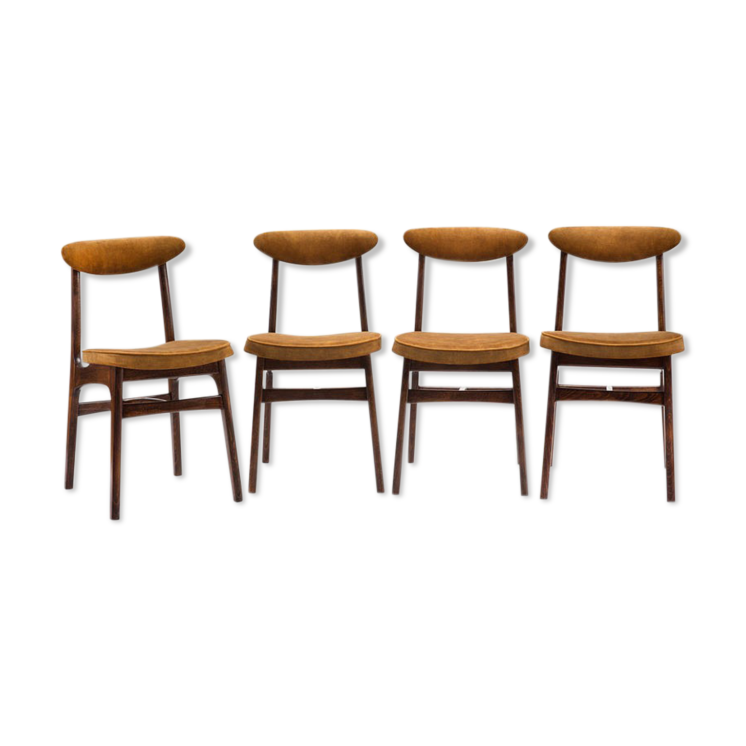 Set of 4 type 200-190 chairs by R. T. Hałas