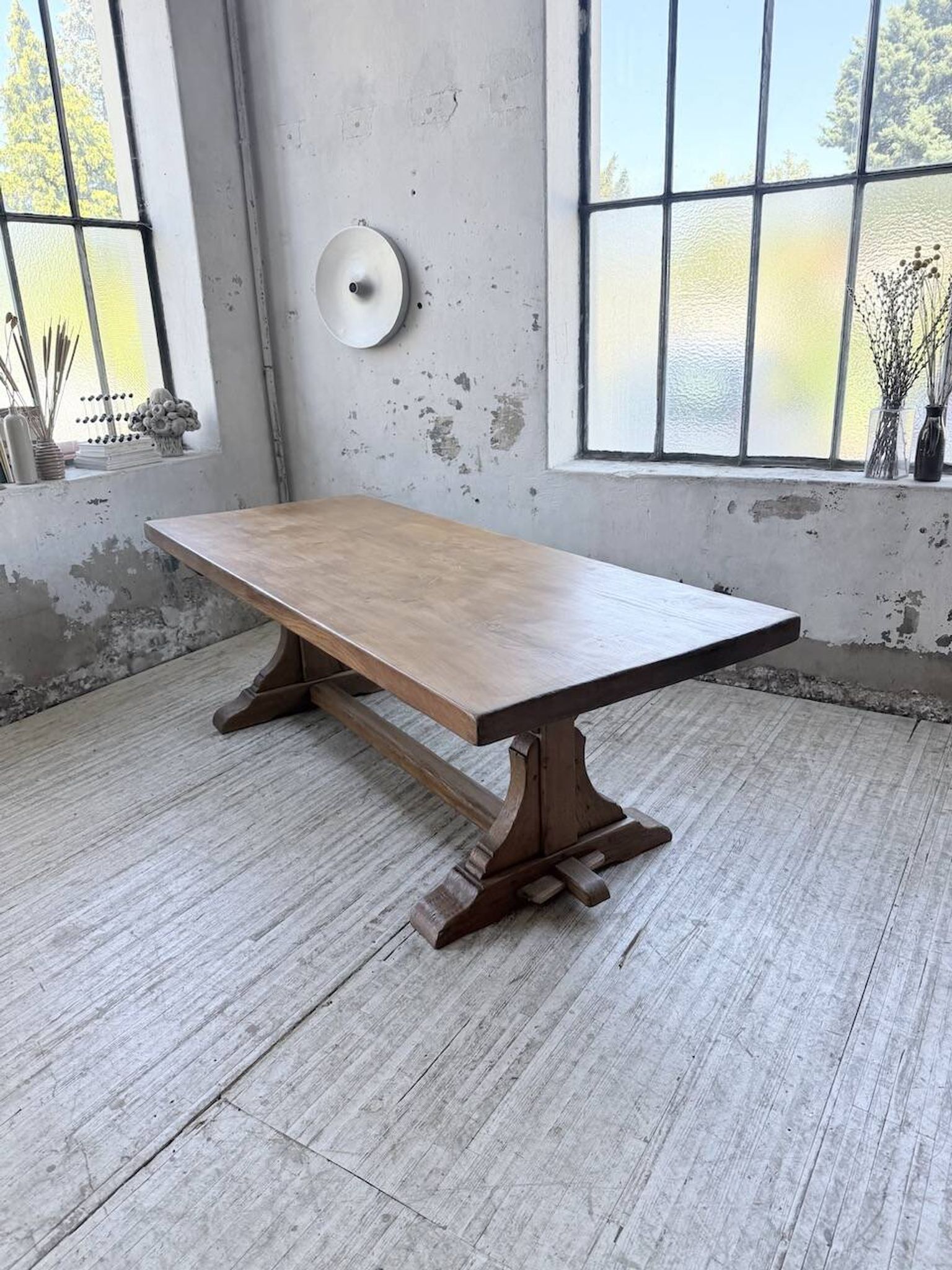 Table monastère chêne 1950 XXL