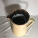 Old Accolay ceramic beige ceramic jug intage