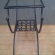 Metal and glass console