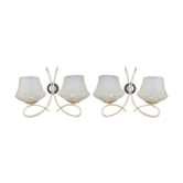 Pair double appliques Arlus, vintage, 50s