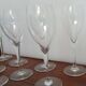 8 Baccarat water glasses signed Saint Remy model