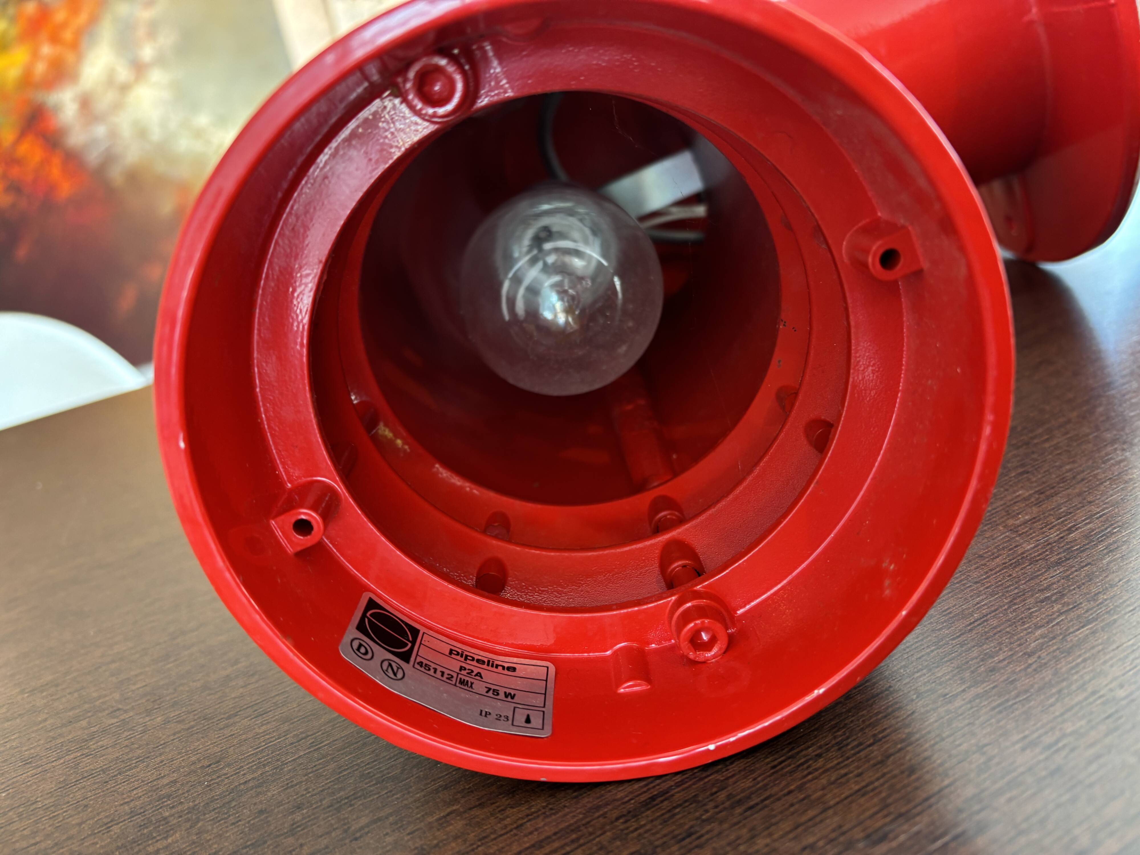 Pair of vintage Nordisk solar pipeline wall lights by Ole Plaess Jorgensen