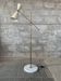 Midcentury brass and marble diablo floor lamp, Italy 1960s