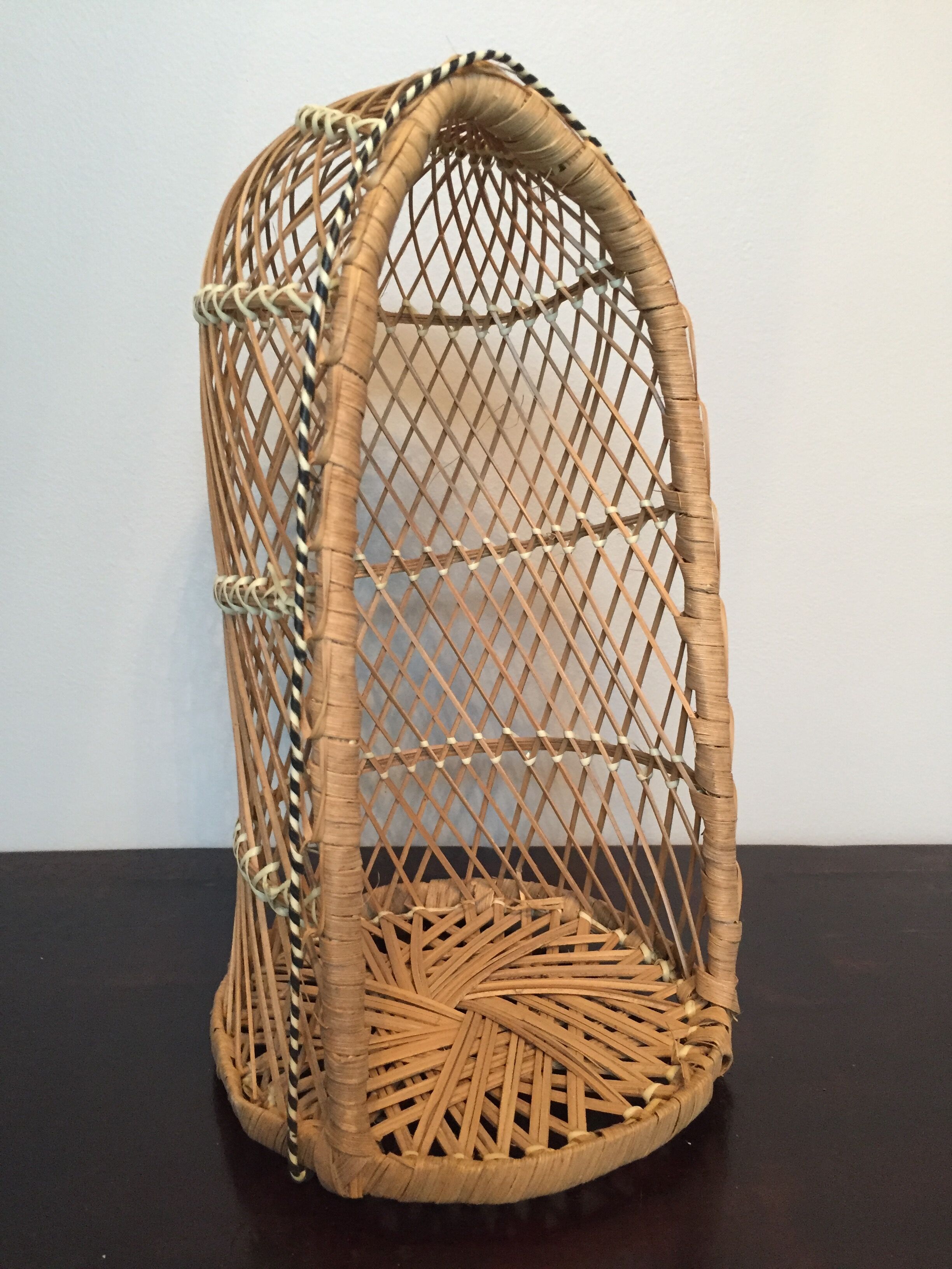 Emmanuelle doll chair in wicker