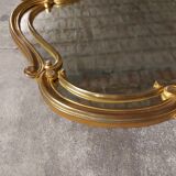 Old gilded wood mirror