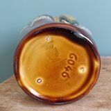 Sarreguemines Digoin flamed ceramic vase