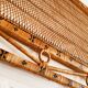 Vintage rattan headboard
