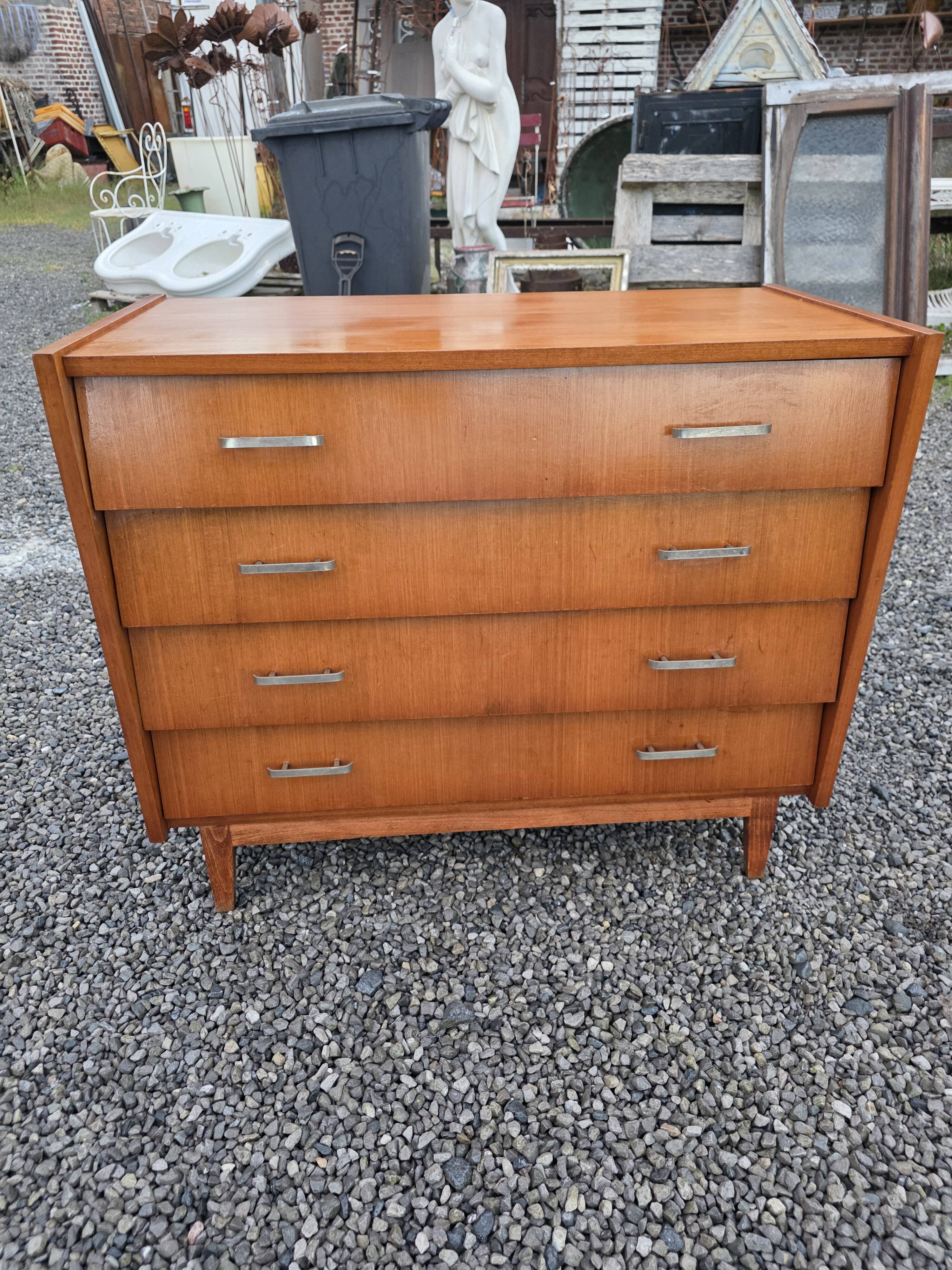 Vintage teak commode from the 1960s.