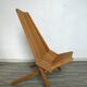 Armchair folding scandinavian teak 60 years