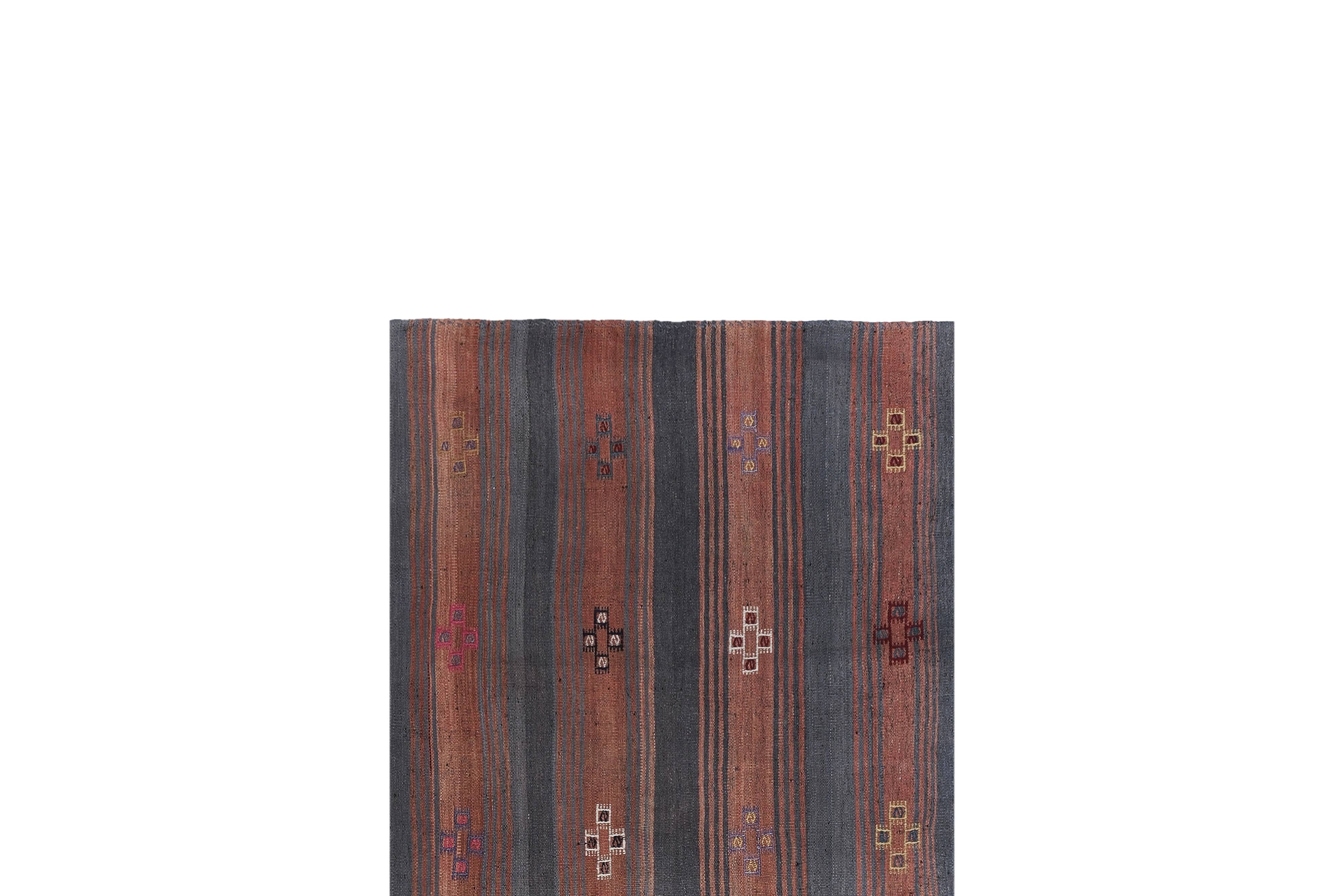 Vintage Turkish Oushak Rug Handwoven 120x286 cm