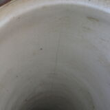 Column cache pot in barbotine