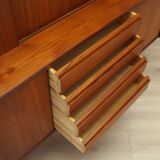 Buffet haut en teck, design danois, années 1960, production : Danemark