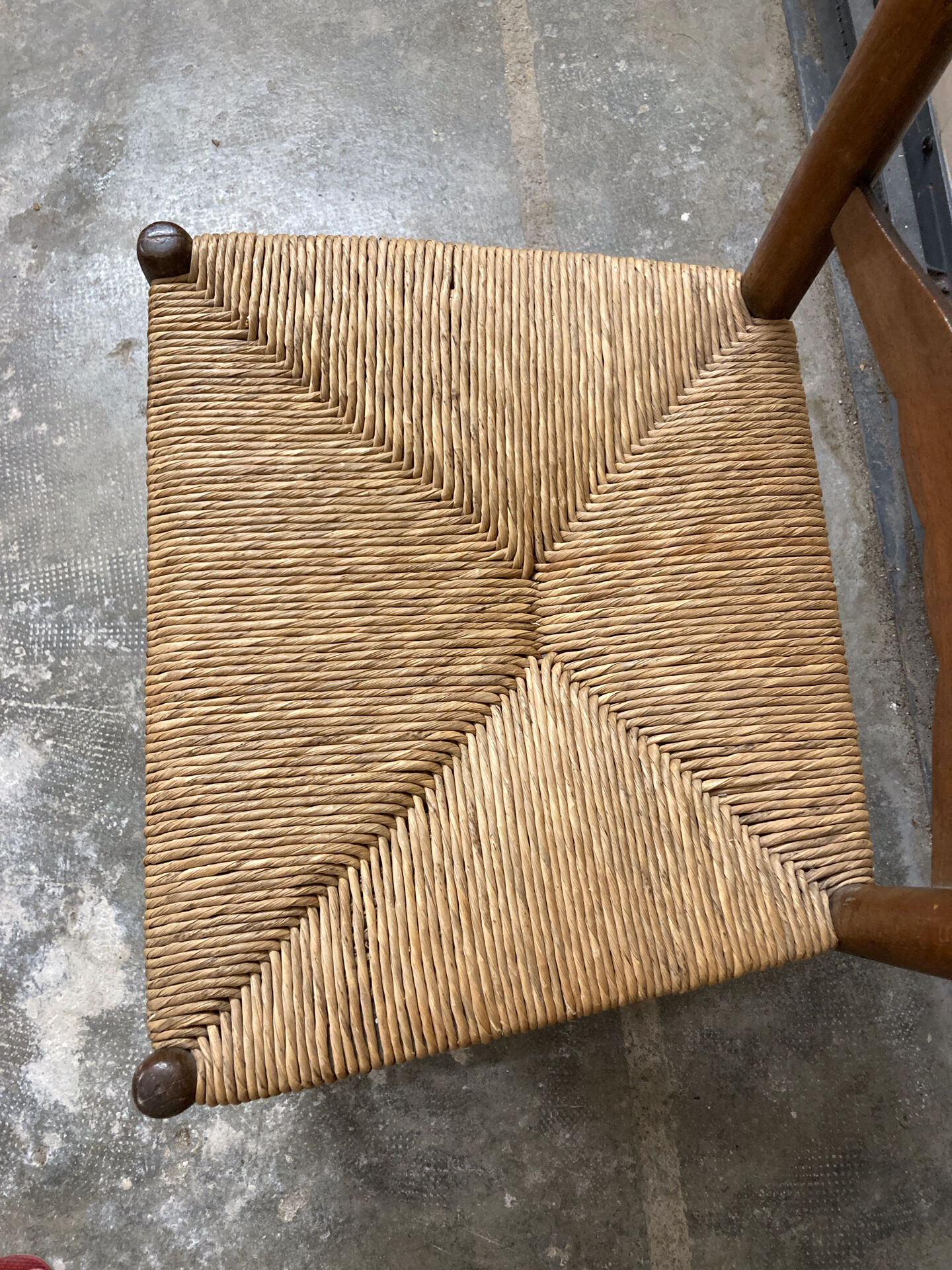 Ancienne chaise en rotin