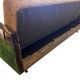 Vintage green beige sofa / sofa bed / armchair