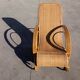 Paire de chaises longues XXL Mid Century Modern en bambou et rotin