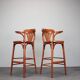 Set of 2 Vintage Bar Stools by TON, 1980