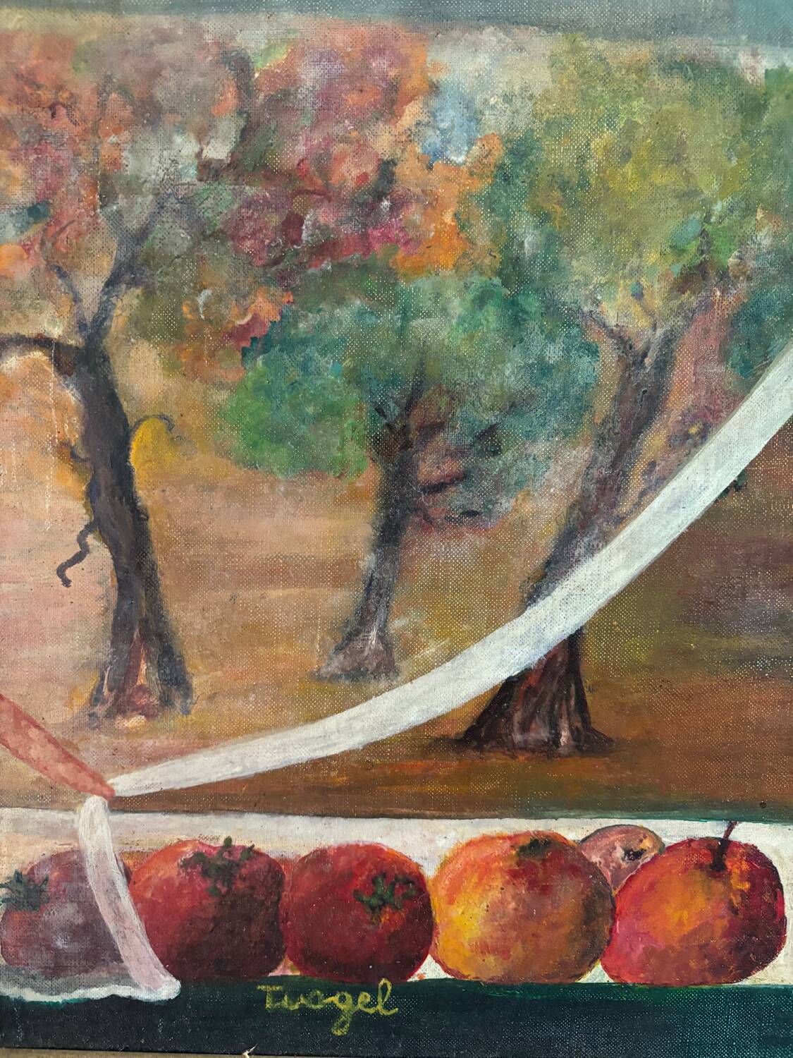 Nature morte moderne signée