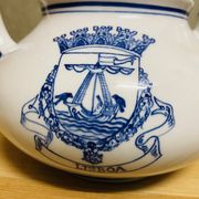 Vintage Portuguese hand painted teapot