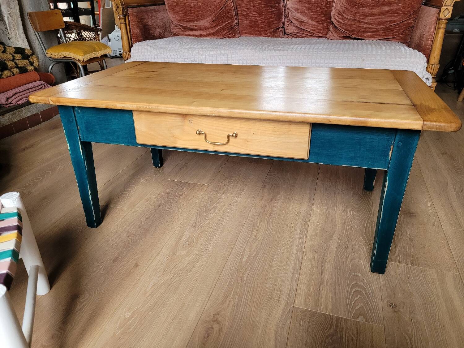 Oak coffee table