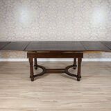 Early 20th Century Extendable Oak Dining Table, 1930s