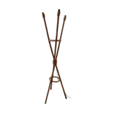 Handcrafted floor lamp in rope from the 60s and 70s