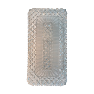 Cast glass ceiling lamp