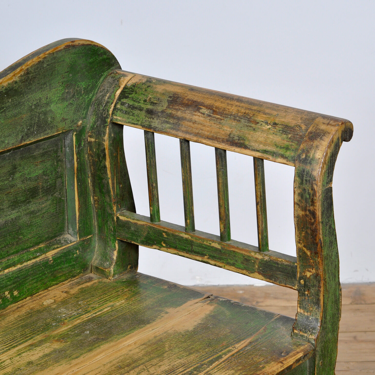 Antique Pine Bench, 1920s