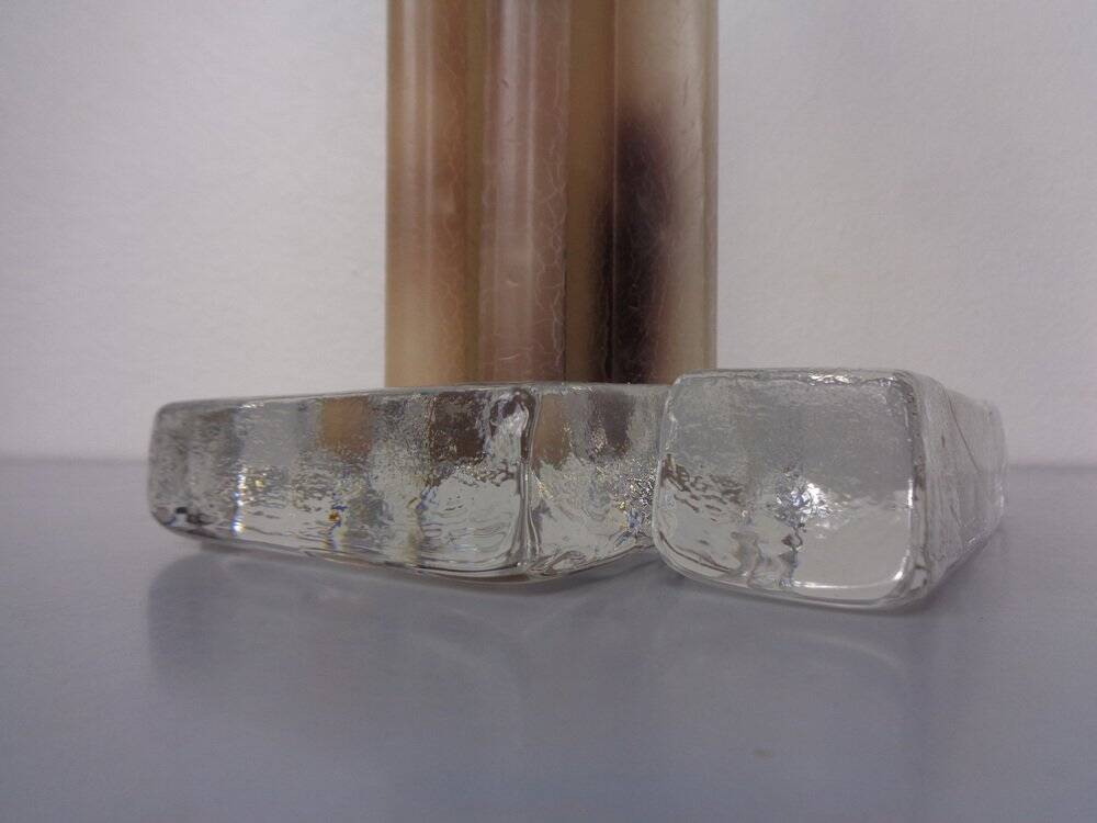Scandinavian Glass Candleholder, 1960s