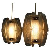 Vintage "spiderweb" chandelier, Czechoslovakia, 1960s