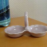 Salerons en porcelaine rose