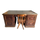 Solid wood notary desk and swivel American chair