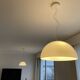 2 glass suspensions model Sonora438 by Vico Magistretti for Oluce