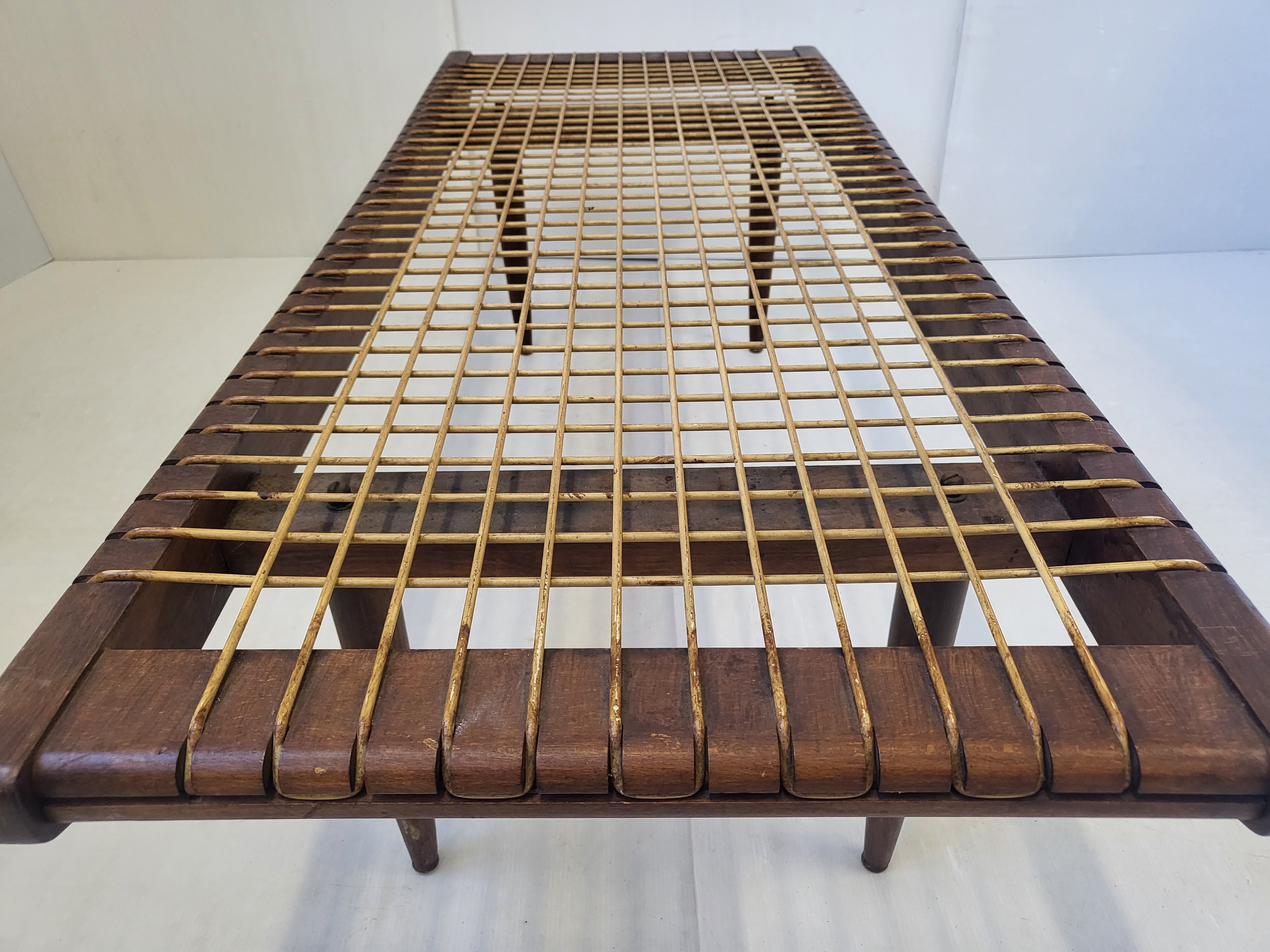 Vintage coffee table by Georges Tigien 1960