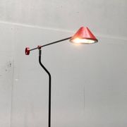 Lampe sur pied postmoderne allemande vintage de Honsel
