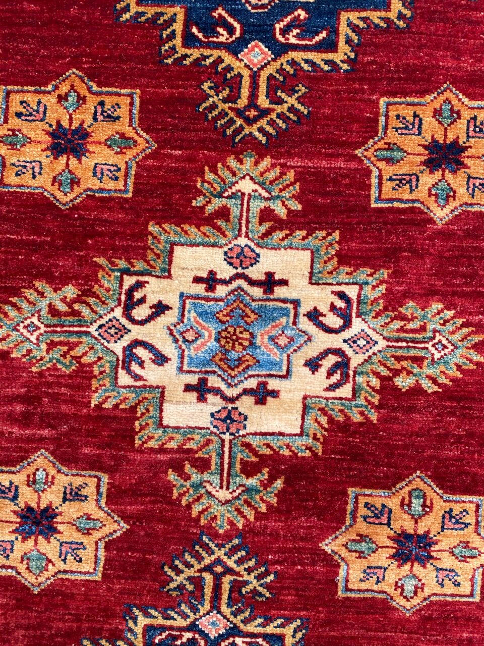 Chobi afghan contemporary carpet 100x142 cm