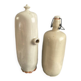 2 bouteilles bouillottes en gres anciennes