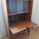Scandinavian vintage design secretary with window and closet