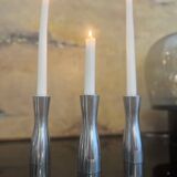 Set of 4 gota erika pekkari candlesticks, Scandinavian, 1990