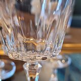 6 crystal stemmed glasses