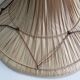 Asian rattan and plant fiber hat - vintage