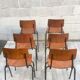 Ensemble de 6 chaises vintage Marko Hollande