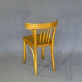 Série de 4 chaises Thonet Art déco bistrot blondes 1930