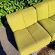 Set of 6 modular vintage Space Age armchairs - Green & Orange